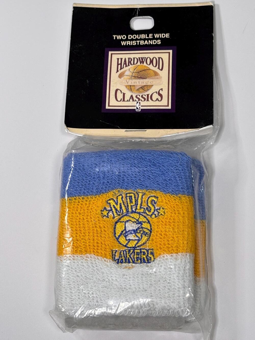 For Bare Feet 2 Authentic NBA Wrist Band MPLS Minneapolis Los Angeles Lakers